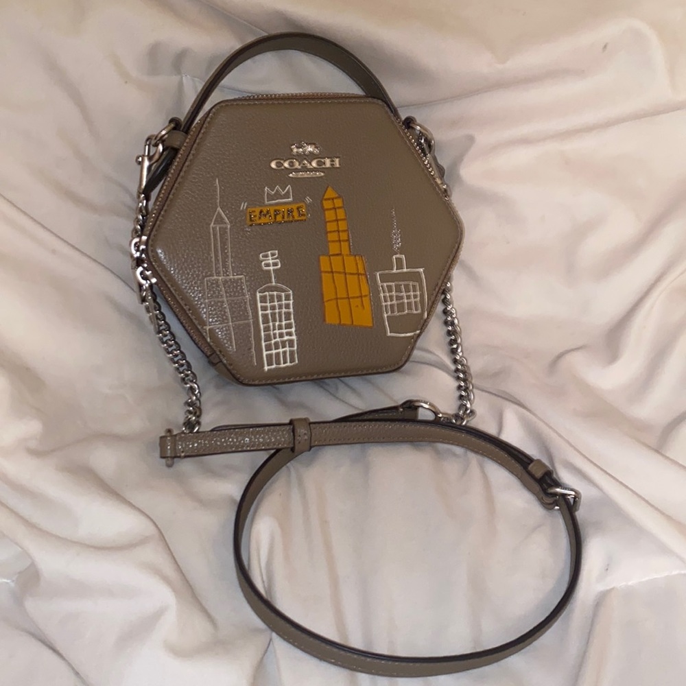 Coach X Jean Michel Basquiat Hexagonal Crossbody
